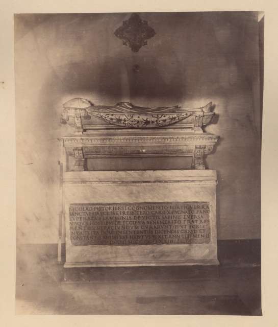 Anonimo — Mino da Fiesole - sec. XV - Monumento funebre del cardinale Niccolò Forteguerri — insieme